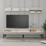 Hanah Home Lyon 2 - Crema, Negro